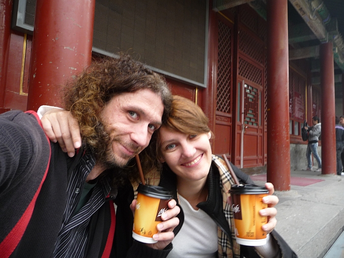 wir vor dem Summer Palace